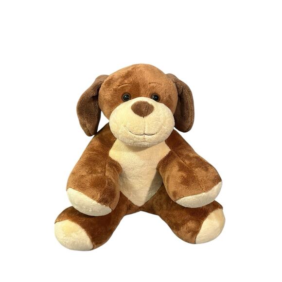 Build A Bear Velvet Hugs Puppy Dog Plush Brown Tan Stuffed Animal 14" Soft - Picture 1 of 6